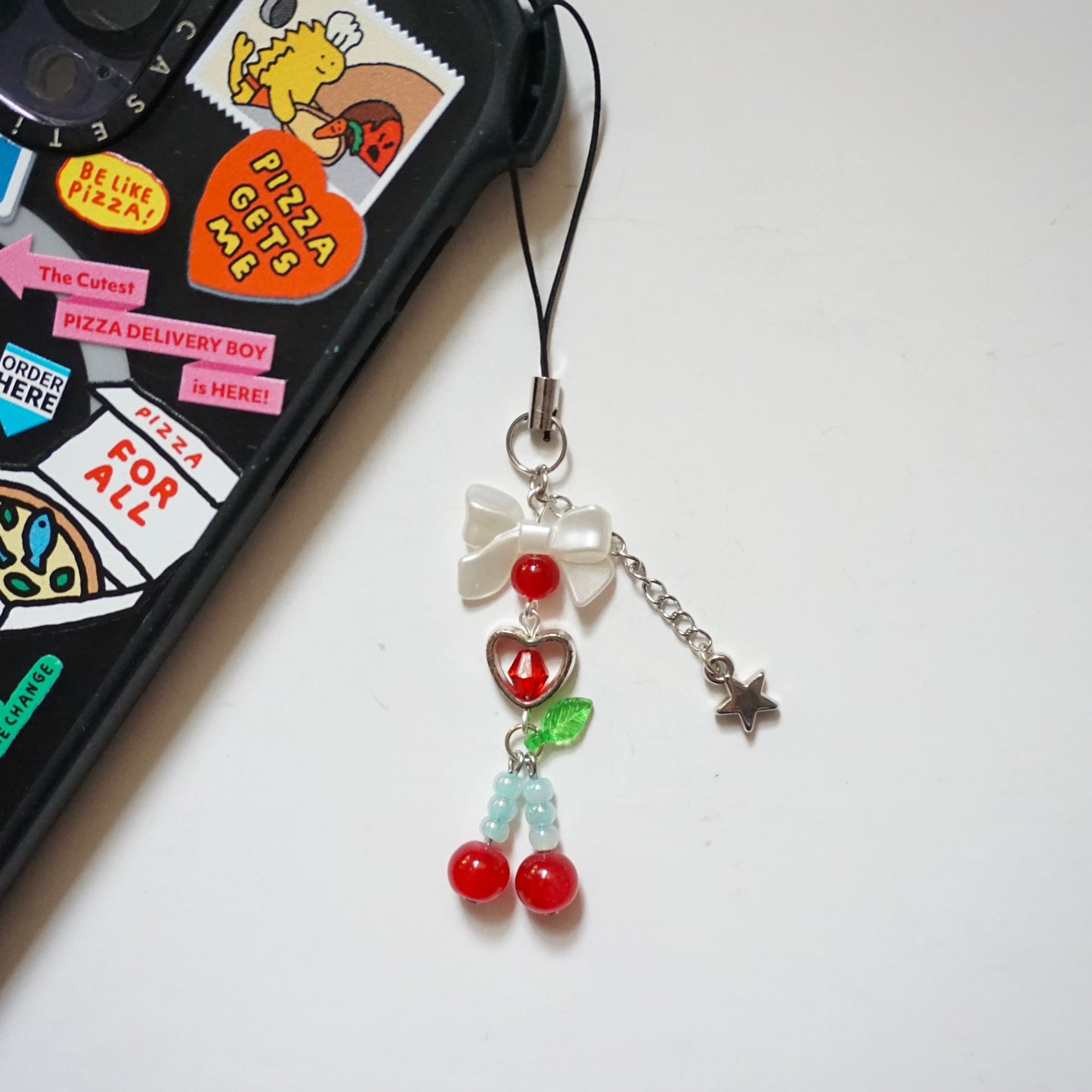 'Cherry Baby' Mini Phone Charms