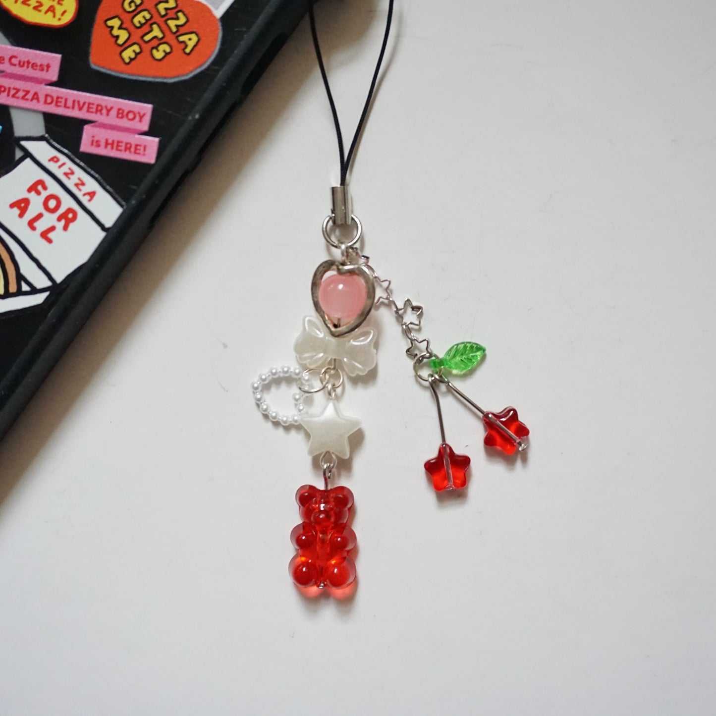 'Cherry Baby' Mini Phone Charms