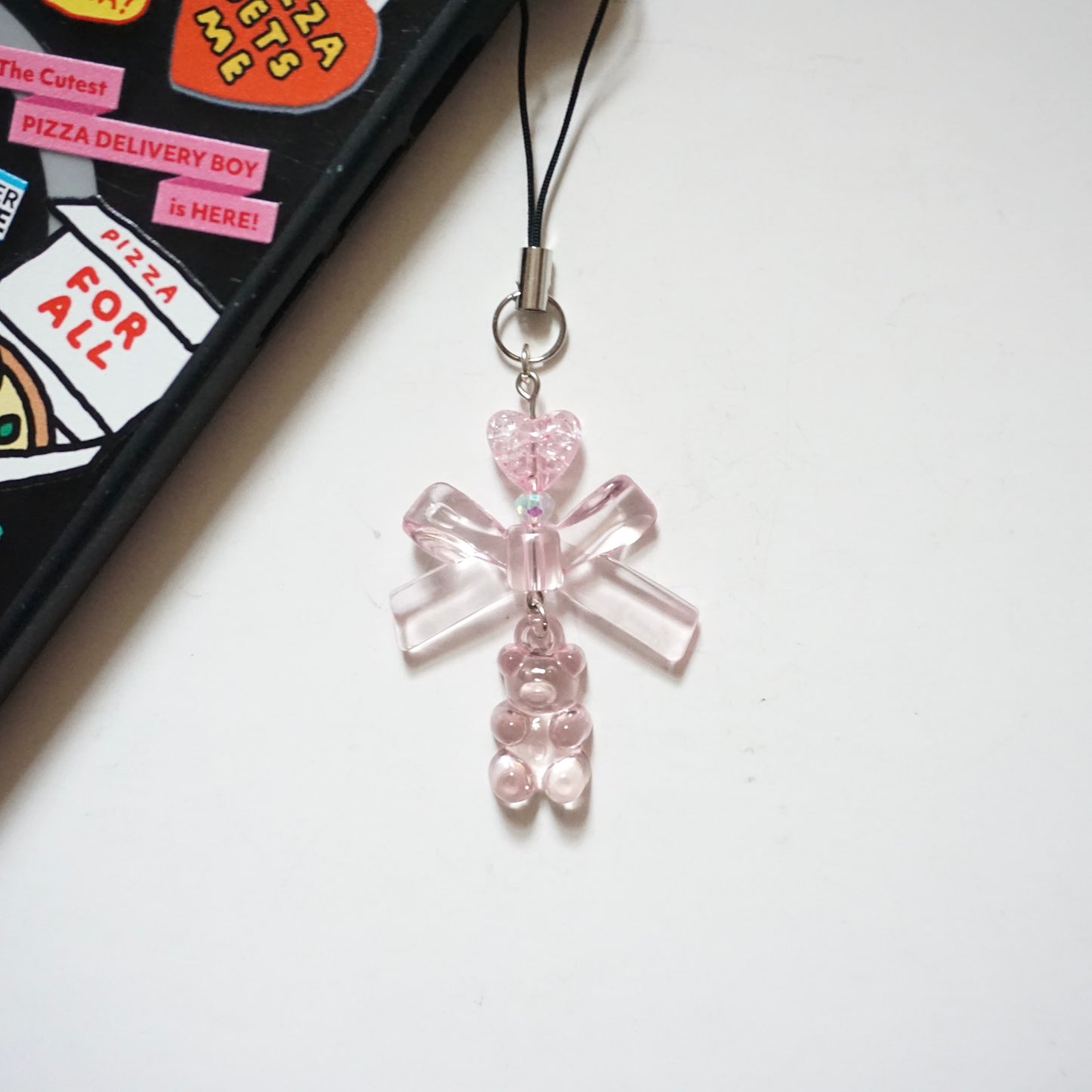 'Pretty in Pink' Mini Phone Charms