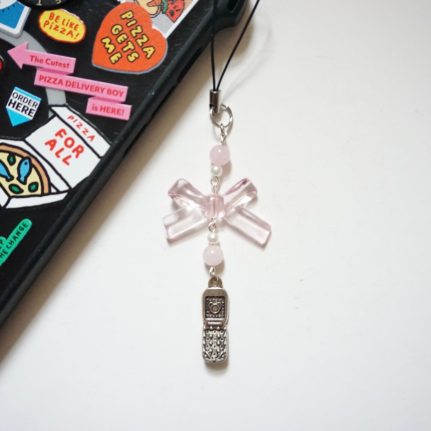 'Pretty in Pink' Mini Phone Charms