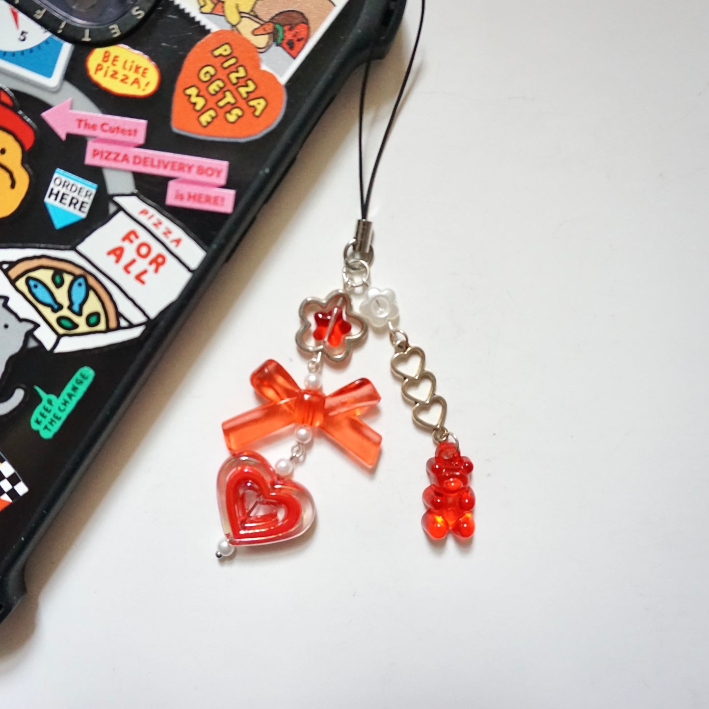 'Strawberry Delight' Phone Charms