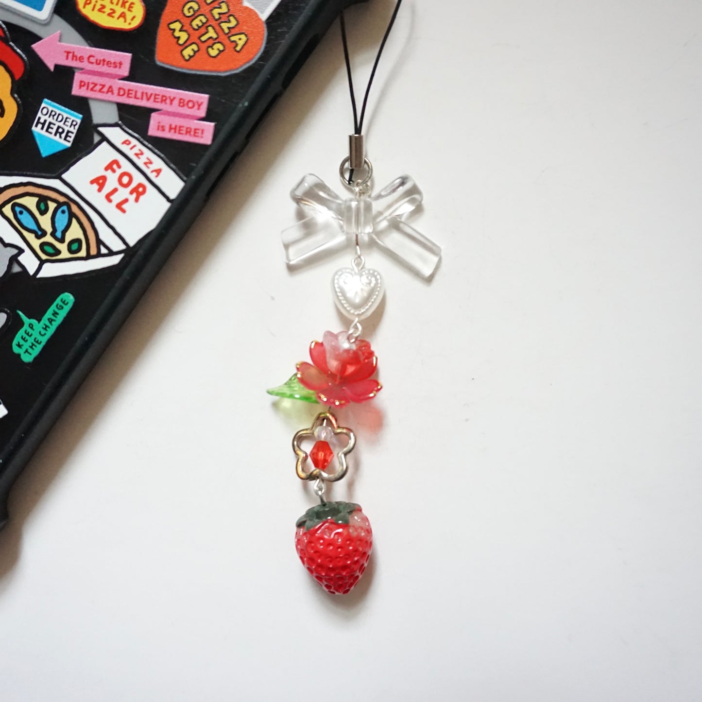 'Strawberry Delight' Phone Charms