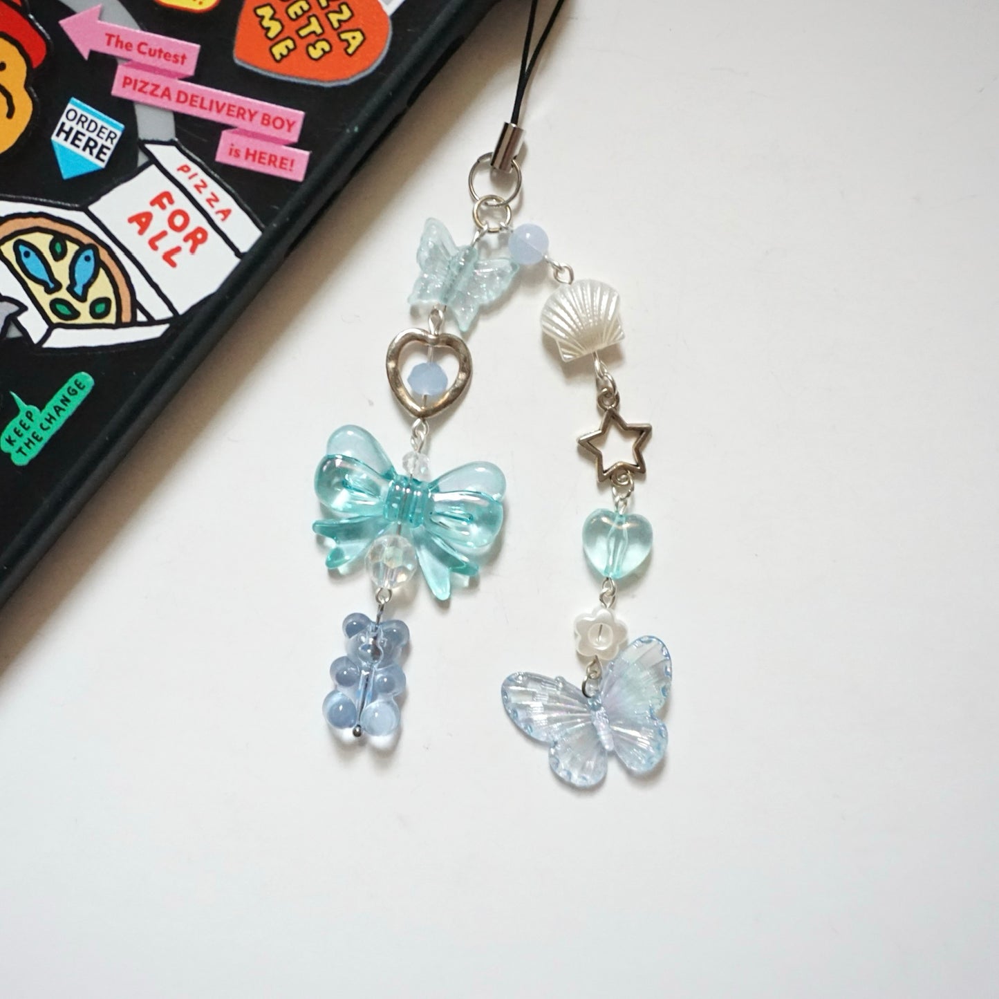 'Forget-Me-Nots' Phone Charms