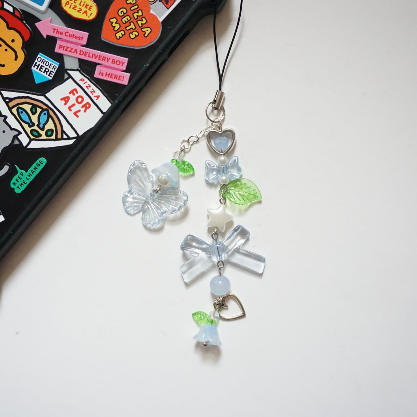 'Forget-Me-Nots' Phone Charms