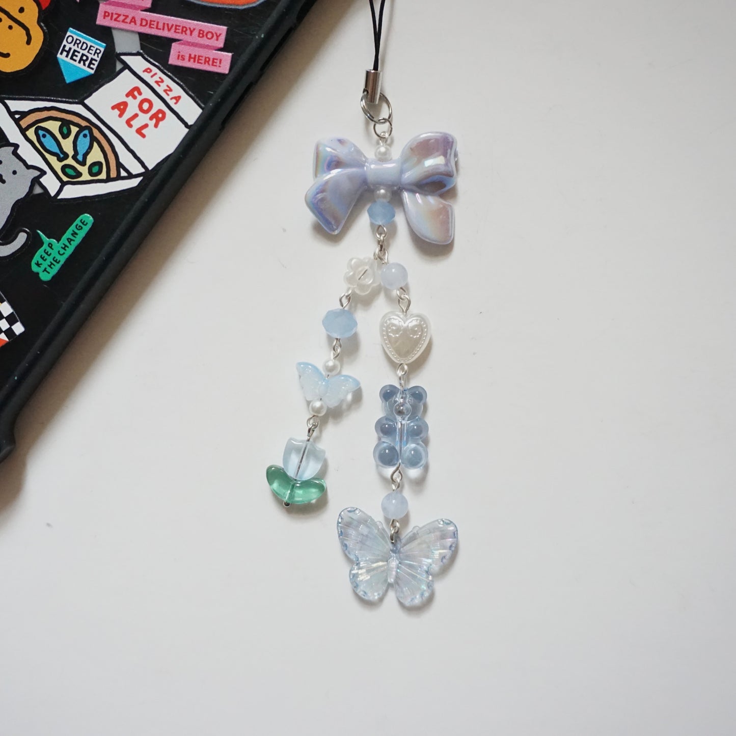 'Forget-Me-Nots' Phone Charms