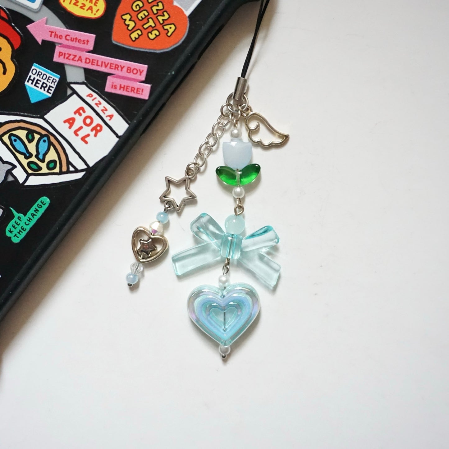 'Forget-Me-Nots' Phone Charms