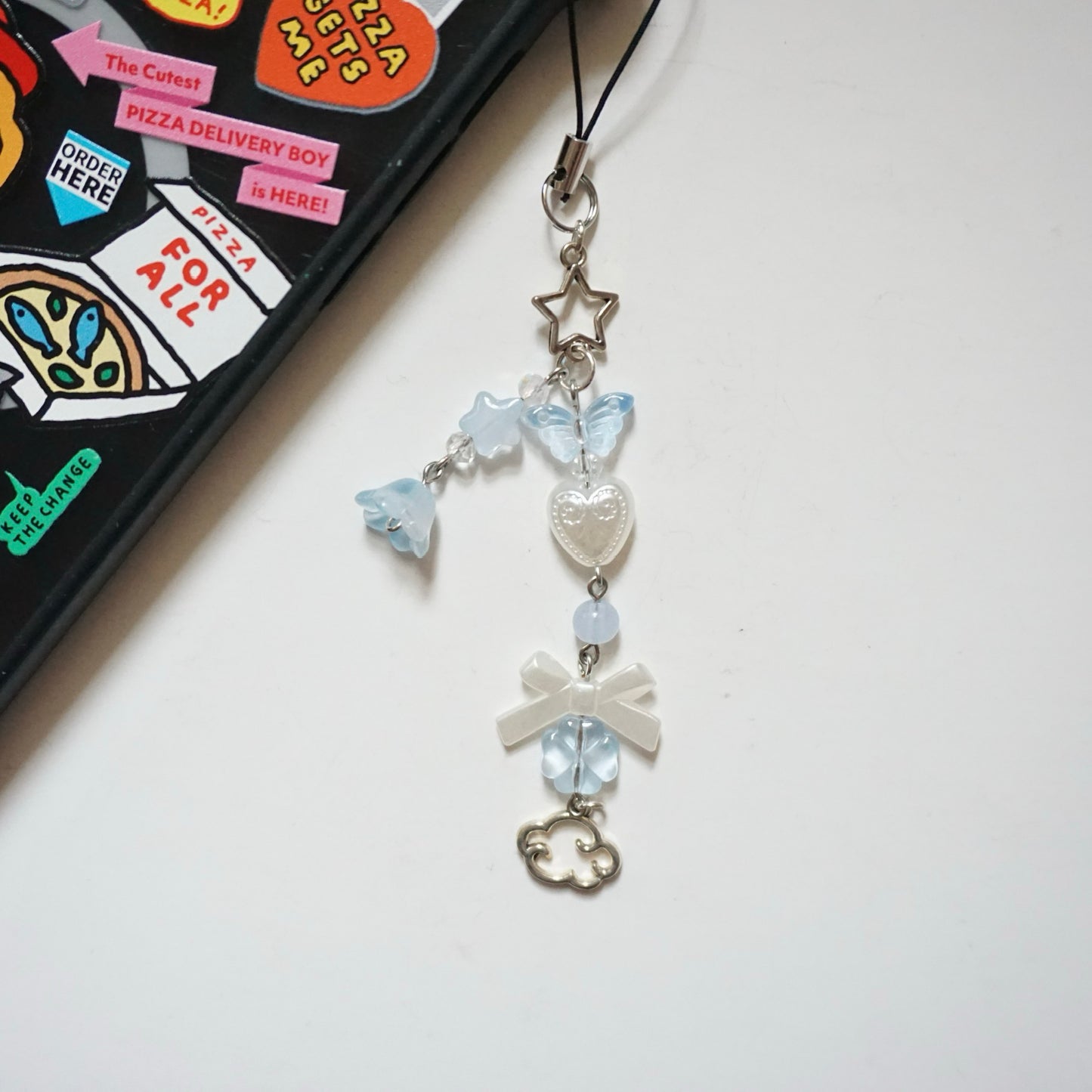 'Forget-Me-Nots' Phone Charms