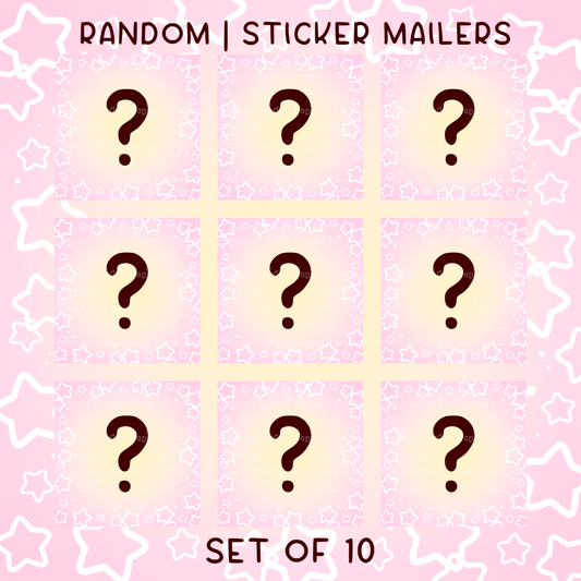 RANDOM Sticker Mailers | Set of 10 | Kpop Stickers