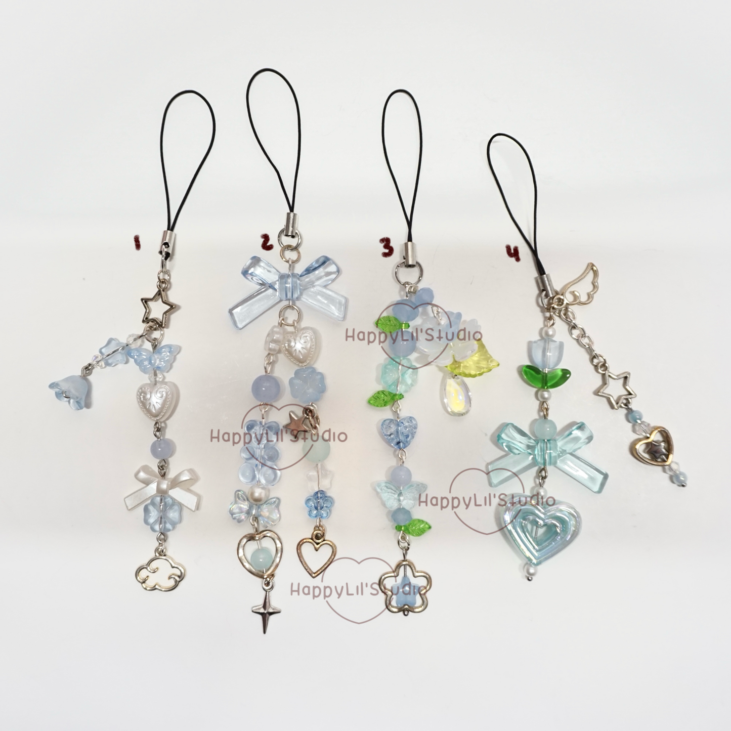 'Forget-Me-Nots' Phone Charms