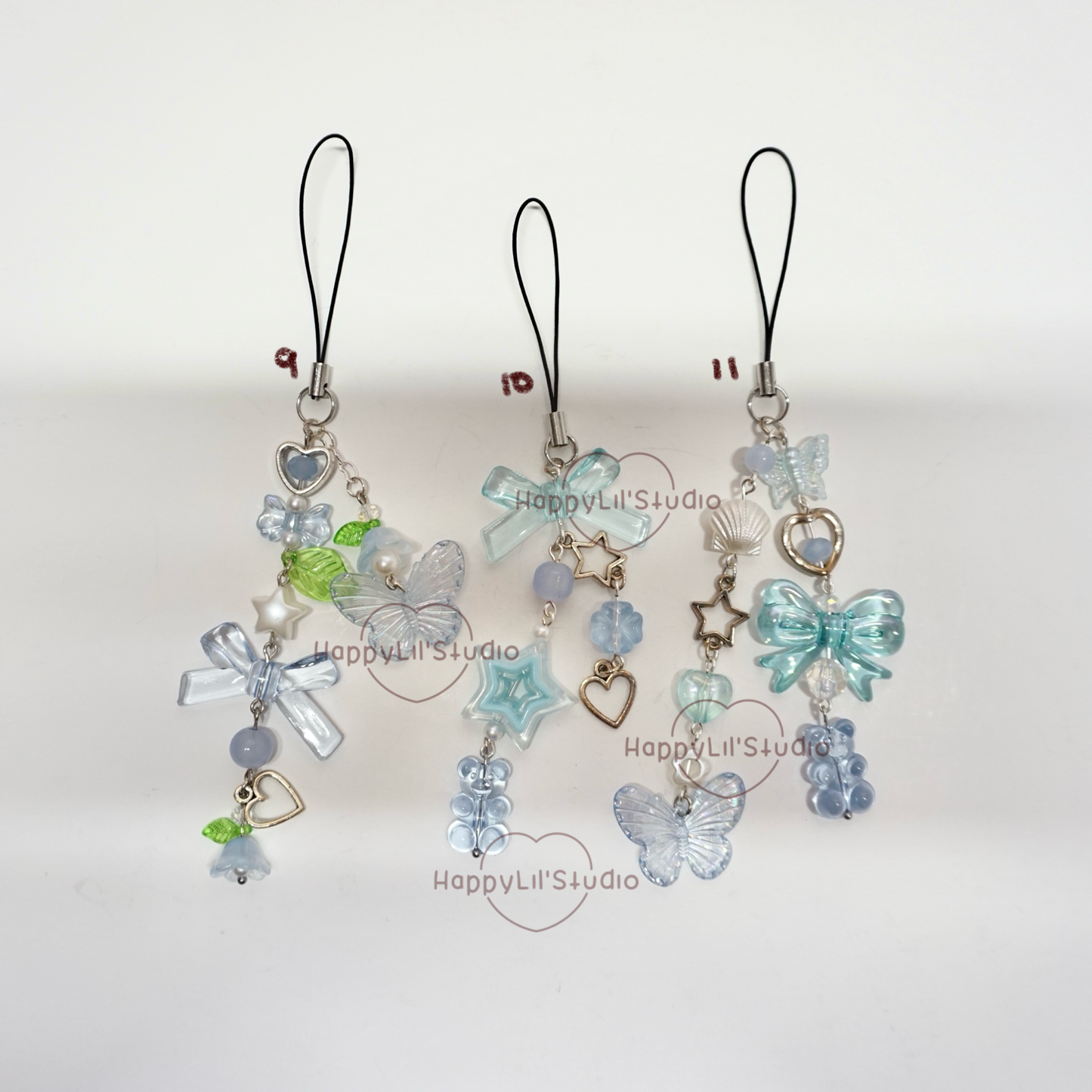 'Forget-Me-Nots' Phone Charms