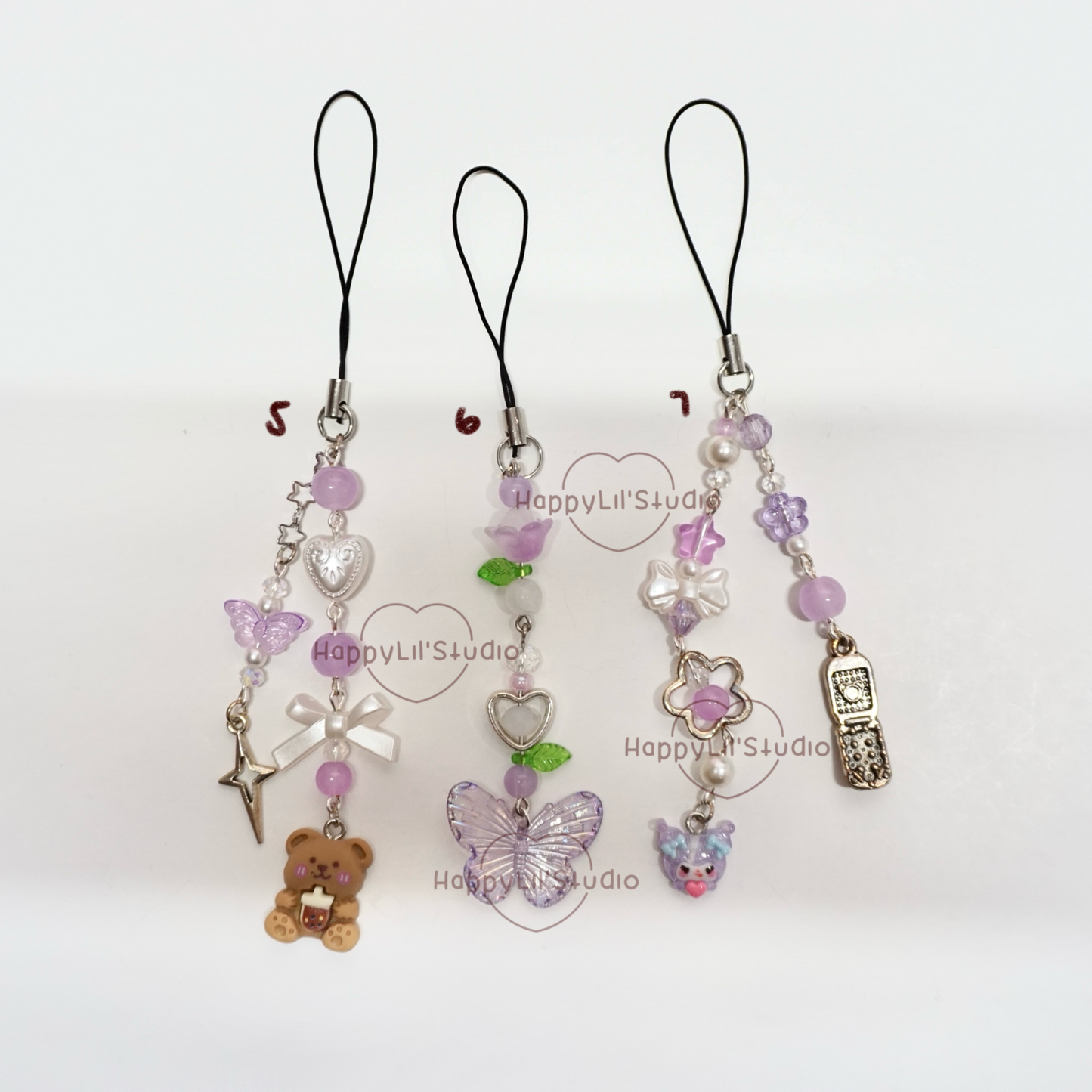 'So Berry Sweet' Phone Charms