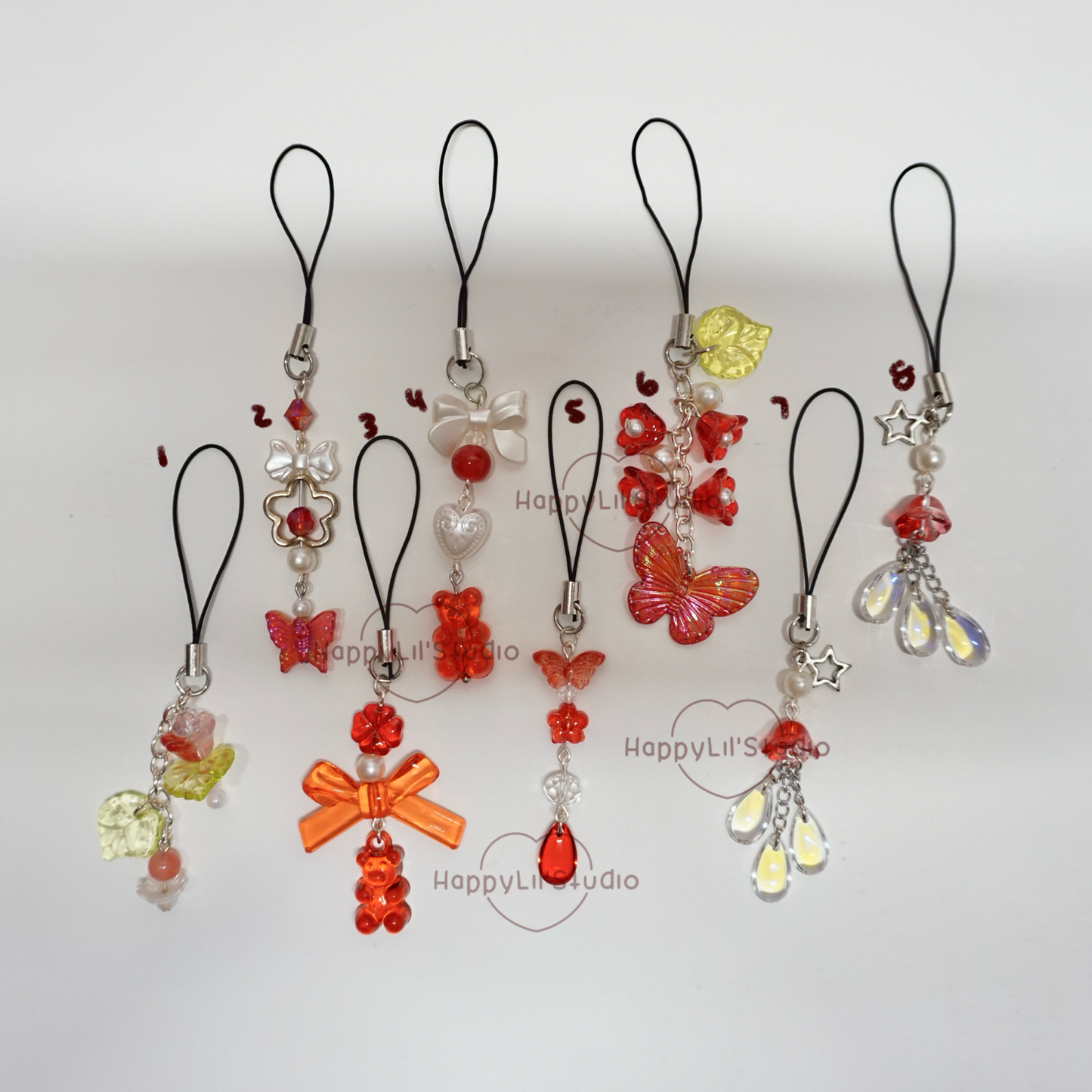 'Cherry Baby' Mini Phone Charms