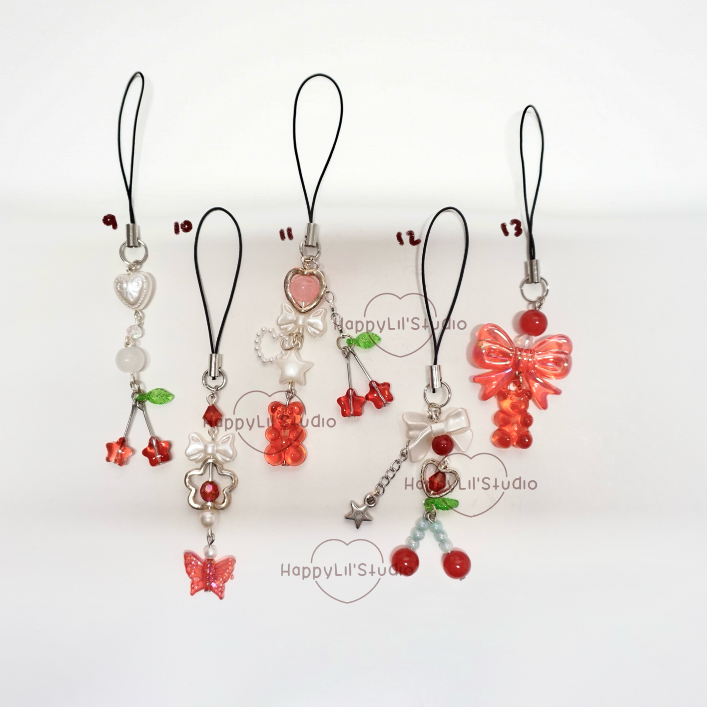 'Cherry Baby' Mini Phone Charms