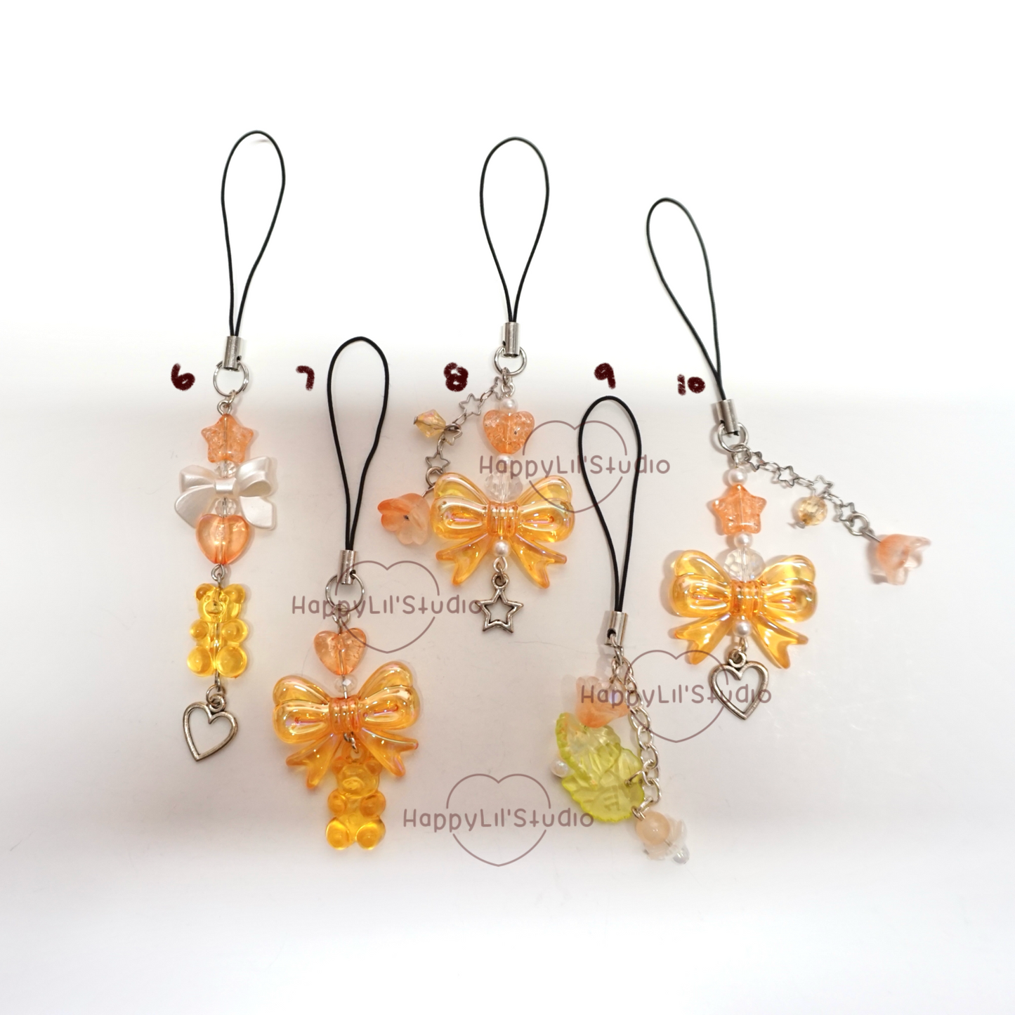 'Orange Dream' Mini Phone Charms