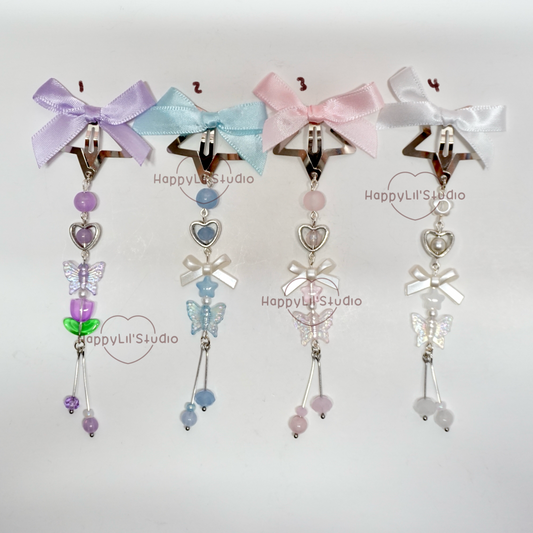 Star Dangle Hair Clips