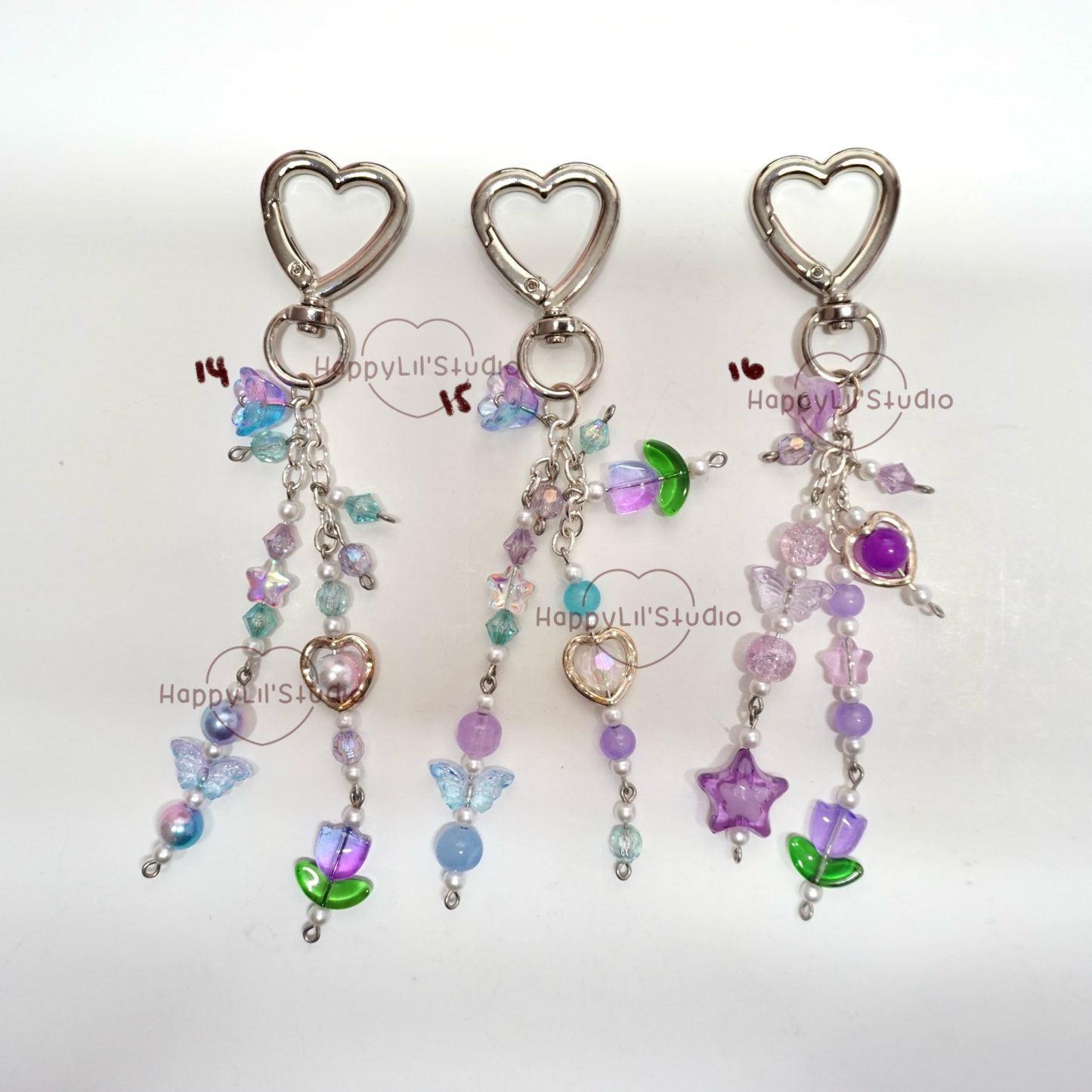 Pretty Dangle Keychains