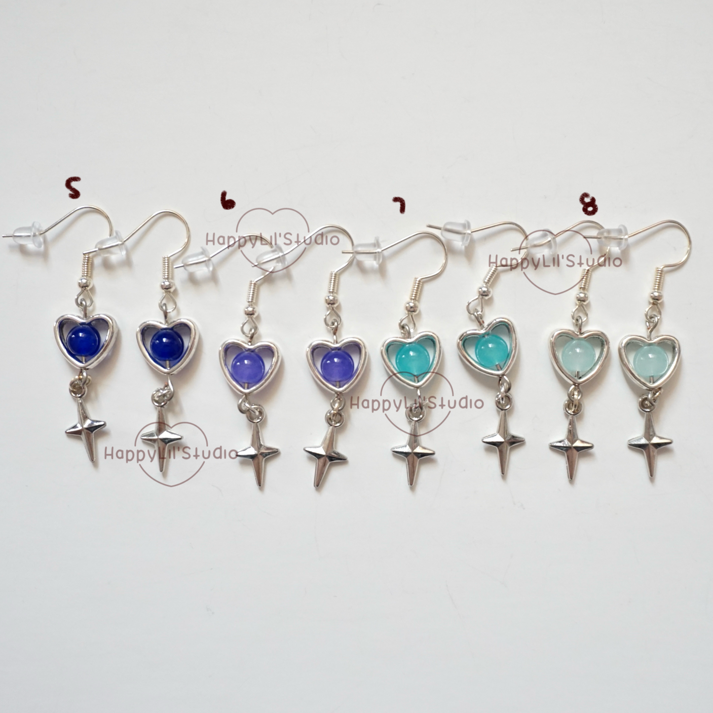 'Blueberry Pie' Earrings