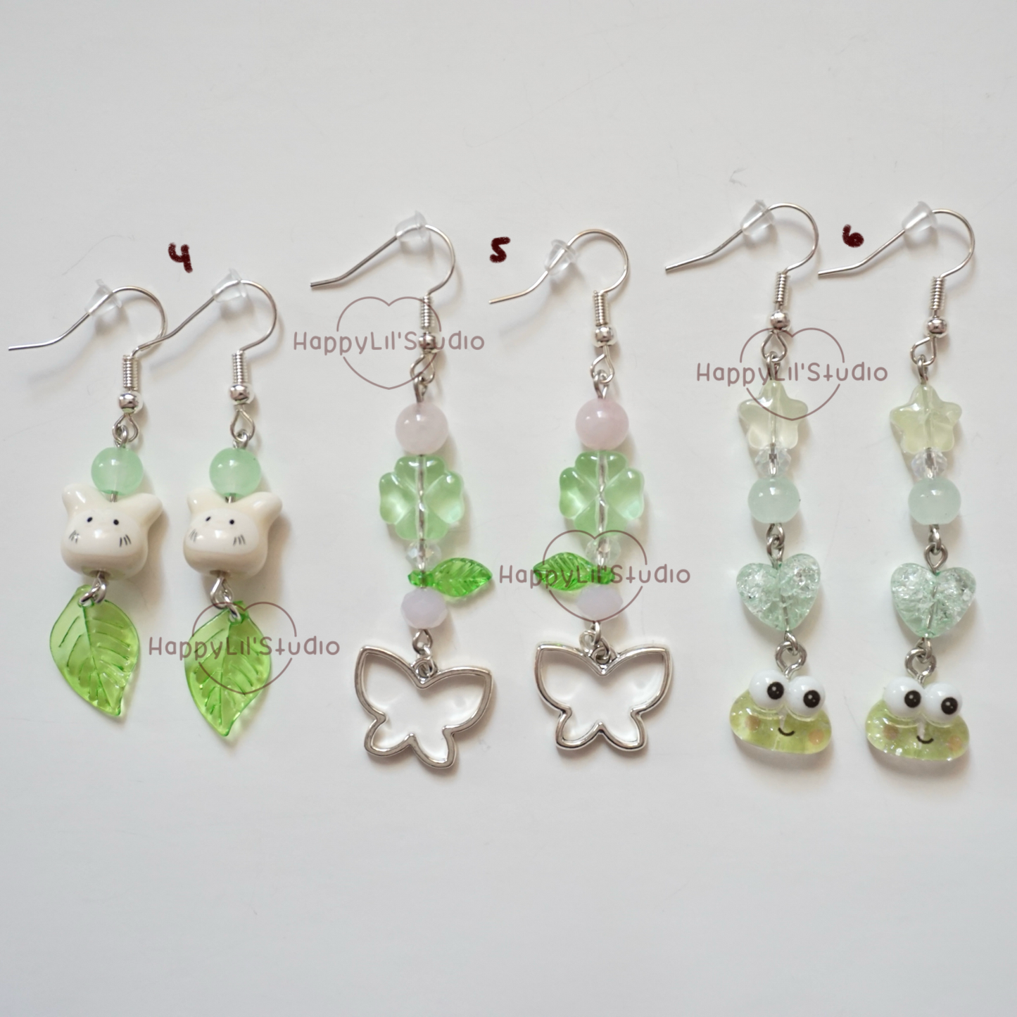 'Key-lime Pie' Earrings