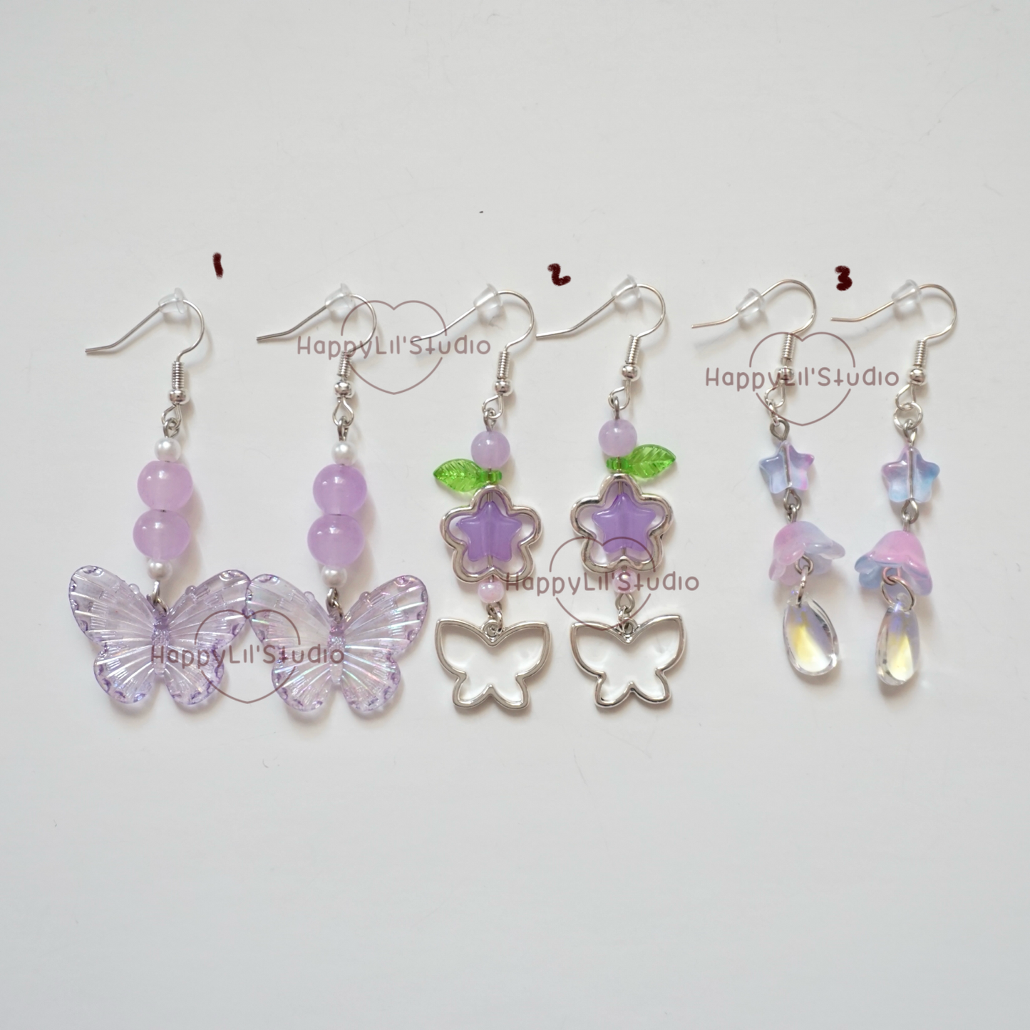 'Ube Mochi' Earrings