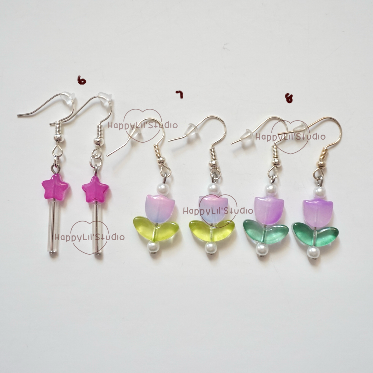 'Ube Mochi' Earrings