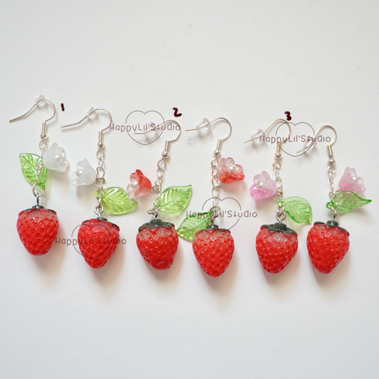 'Strawberry Dream' Earrings