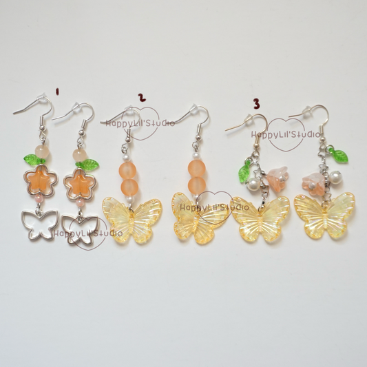 'Orange Creamsicle' Earrings