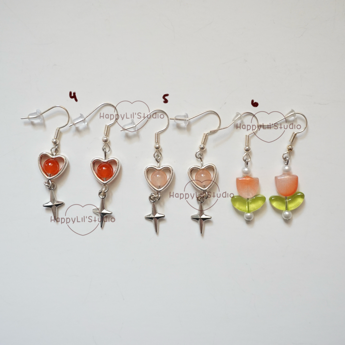 'Orange Creamsicle' Earrings