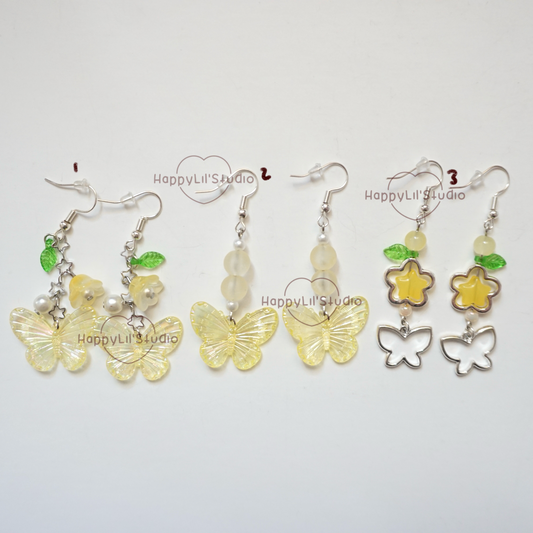 'Lemon Meringue' Earrings