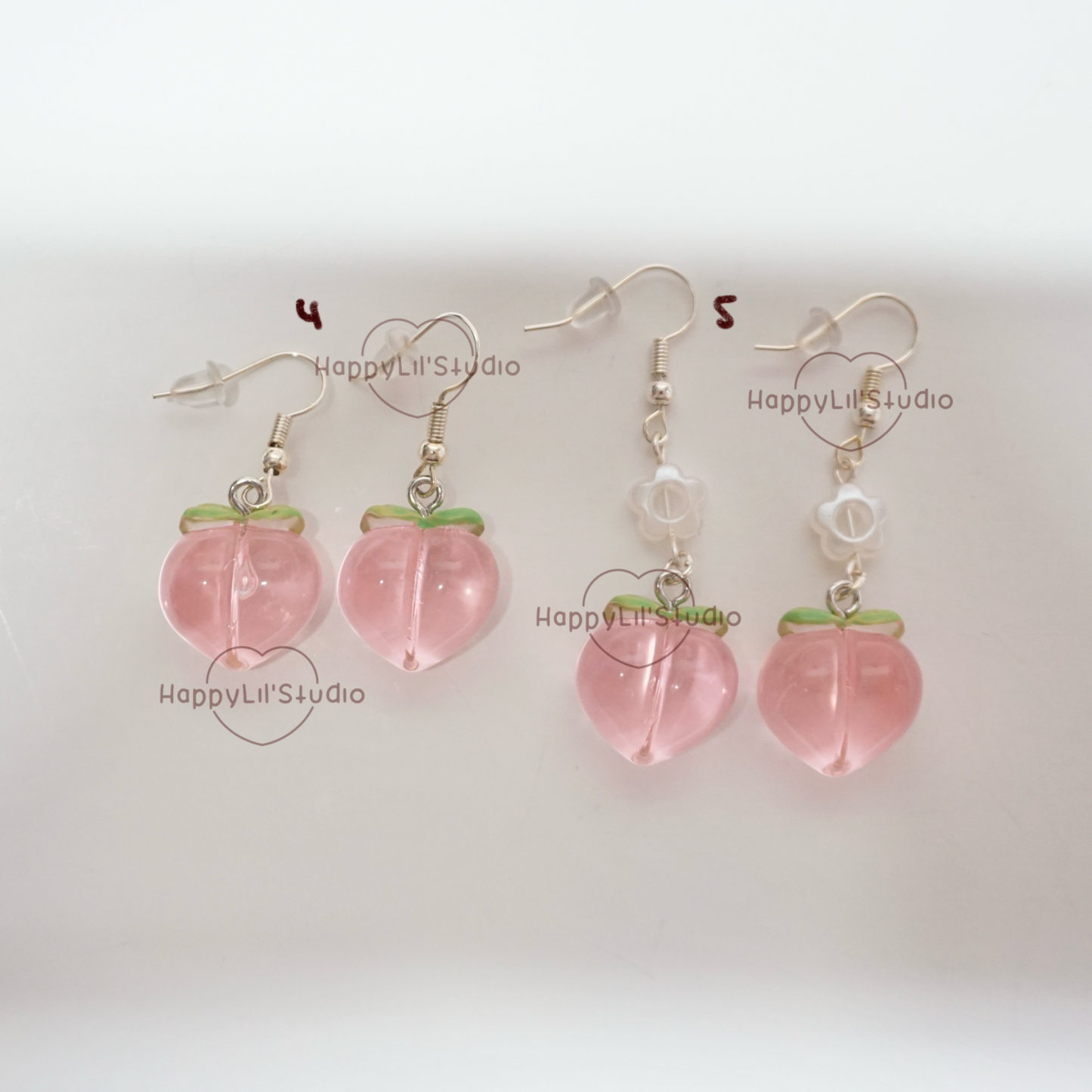 'Sweet Peach' Earrings