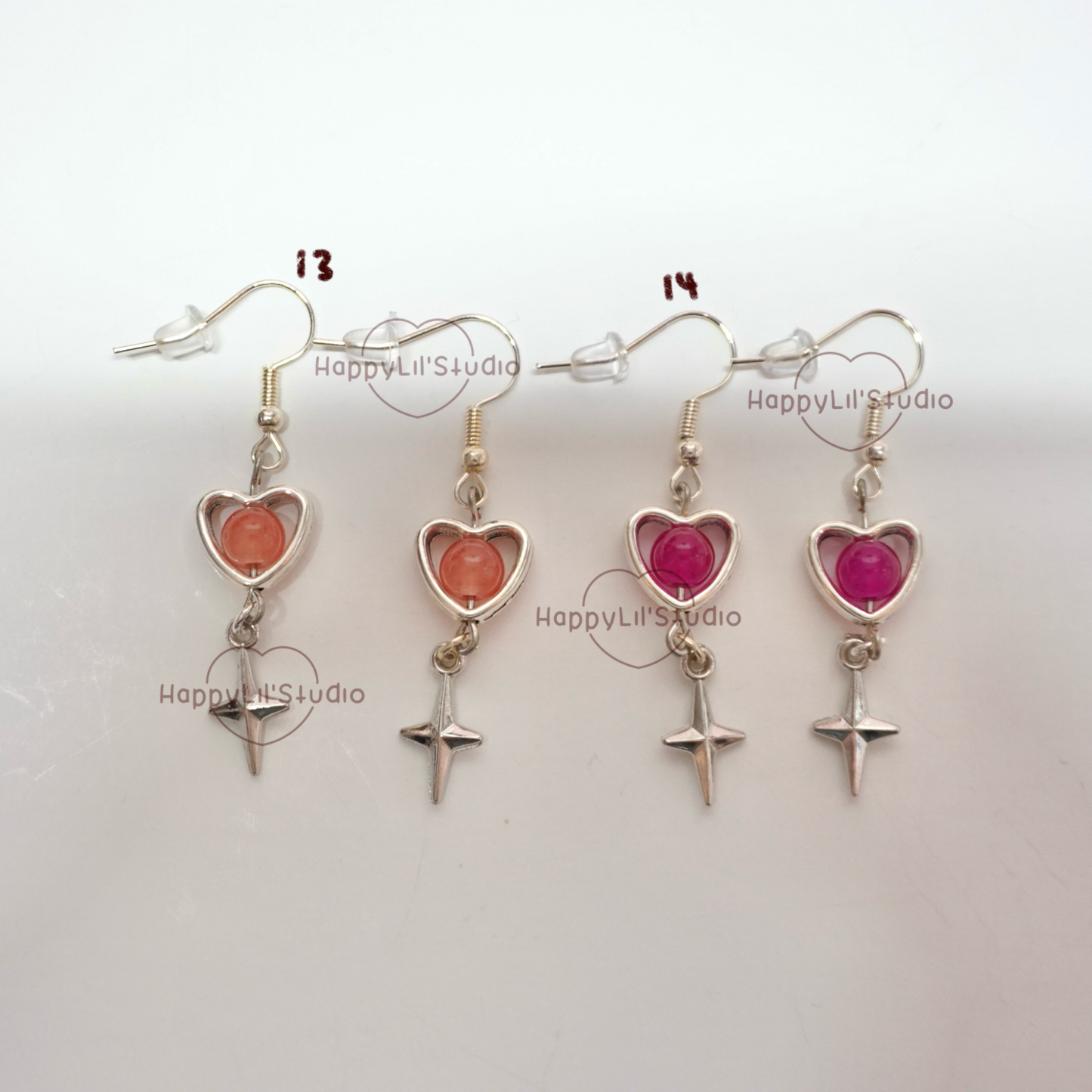 'Sweet Peach' Earrings